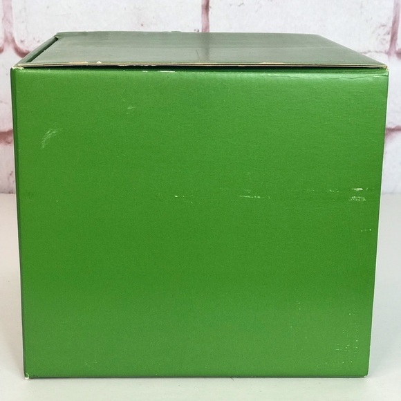 KATE SPADE NY 7.5x 6.75 x 7.5 inches Green & Turquoise Square Storage EMPTY Box - Picture 4 of 15